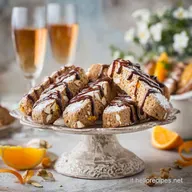 Dolci Natalizi: Biscotti alle Mandorle e Noci con Glassa dArancia