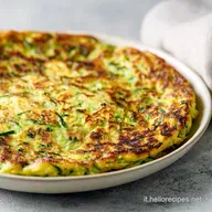 Schiacciatina di Zucchine Senza Farina: Leggera