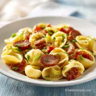 Conchiglioni Porri e Salsiccia: Cremosi al Forno