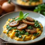 Crema di Sedano Rapa con Funghi LAutunno nel Piatto