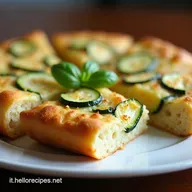 Focaccia con Zucchine Senza Lievito La Ricetta Facile della Nonna