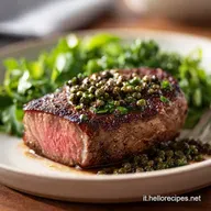 Filetto al Pepe Verde: Salsa in 20 Minuti
