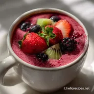 Frullato di Frutta Veloce per Colazione