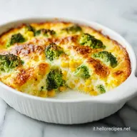 Gratin Di Broccoli: Con Mais E Mozzarella