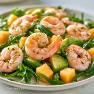 Insalata Di Gamberi E Melone Con Avocado