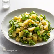 Insalata con patate fagiolini elamponi Unesplosione di gusto