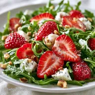 Insalate Sfiziose con Fragole e Caprino
