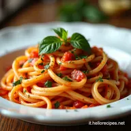 Linguine con Misto di Pomodori UnEsplosione di Sapori
