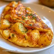 Omelette Con Patate: Dorata e Cremosa