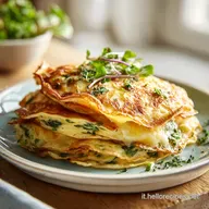 Pancakes Salati Ripieni e Filanti