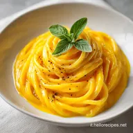 Ricetta di Pasta e Zucca Cremosa per 4 Persone