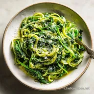 Spinaci con la Pasta in 15 Minuti