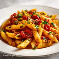 Penne all Arrabbiata: Succo di Pomodoro e Peperoncino
