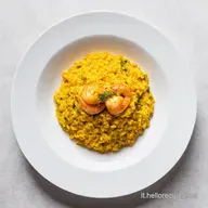 Curcuma ricette e propriet&agrave; Risotto gamberi e zucchine