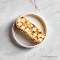 Salame di Cioccolato Bianco con Pistacchi per 10 Porzioni