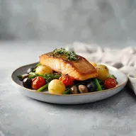 Salmone Cremoso alla Toscana: Ricetta per 4 Porzioni in 25 Minuti