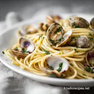 Ricetta Spaghetti Con Le Vongole per 4 Persone