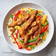 Straccetti Pollo e Peperoni: Ricetta Cremosa per 4 Persone