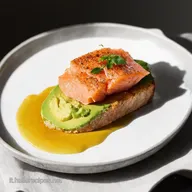 Salmone affumicato idee per ricette Tartine Top con Avocado