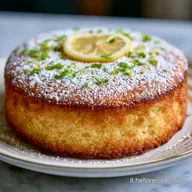Torta Caprese al Limone al Cioccolato Bianco