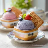 Torta Gelato Biscotto: Base Biscotto, 10 Porzioni