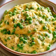 Uova e Piselli Cremose in 25 Minuti