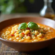 Zuppa Dorzo Invernale con Ceci Ricetta Nonna che Scalda