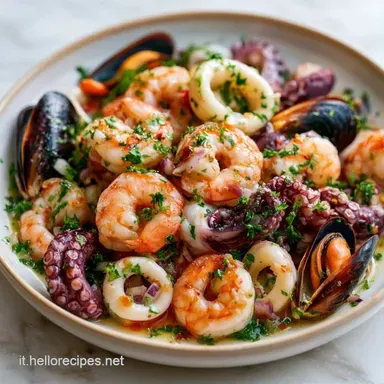 Insalata di Mare per 4 Persone Scheda ricetta