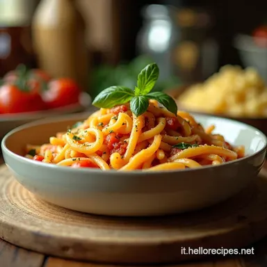 Pasta alla Boscaiola La Ricetta Rustica con Salsiccia e Funghi Scheda ricetta