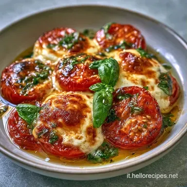 Caprese al Forno per 4 Persone Scheda ricetta