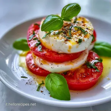 Caprese di Bufala in 15 Minuti Scheda ricetta