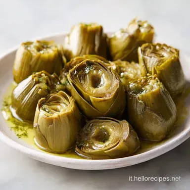 Carciofini Sott'olio: Ricetta Napoletana per 10 Scheda ricetta