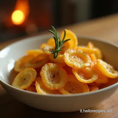 Chips Croccantissime di Bucce di Patata al Rosmarino Scheda ricetta