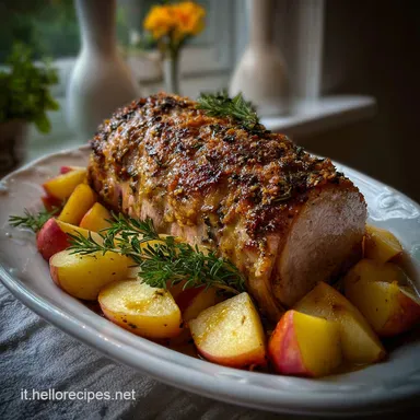 Christmas Recipes: Corona Maiale Miele Arancia Scheda ricetta