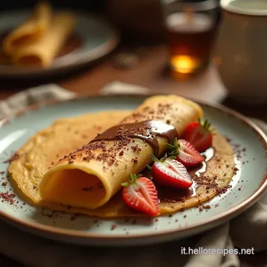 La Ricetta Infalibile delle Cr&ecirc;pes Perfette con la Nutella Scheda ricetta