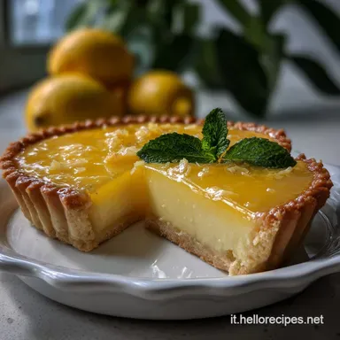 Crostata morbida al Limone fatta in casa Scheda ricetta