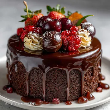 Dolce di Natale al Cioccolato per 10 Persone Scheda ricetta