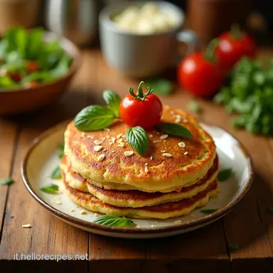 DELIZIOSI PANCAKE DI ZUCCHINE PER Cena Ricetta Facile Scheda ricetta