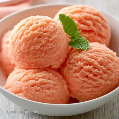 Gelato Al Melone per 4 Persone Scheda ricetta