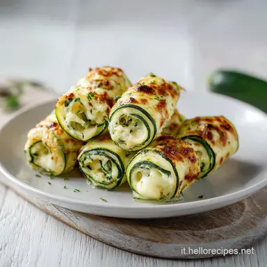 Girelle Zucchine Ripiene per 4 Persone al Forno Scheda ricetta
