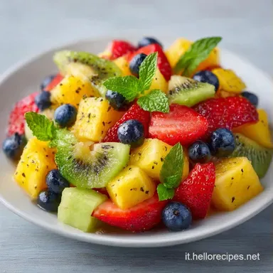 Insalata alla Frutta con Menta: 4 Persone Scheda ricetta