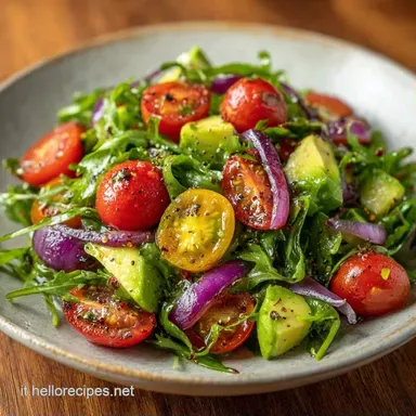Insalata con Avocado Light in 15 Minuti Scheda ricetta