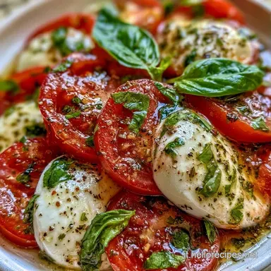 Insalata Caprese per 4 Persone Scheda ricetta