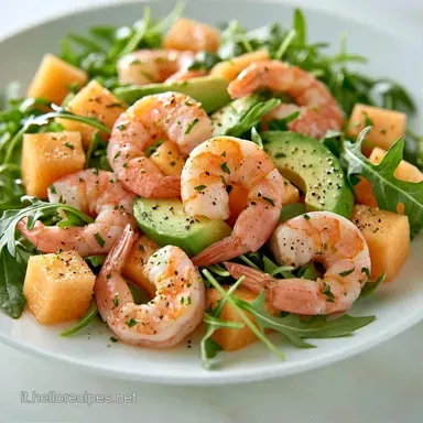 Insalata Di Gamberi E Melone Con Avocado Scheda ricetta