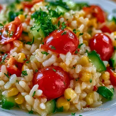 Insalata di Riso per 4 Persone Scheda ricetta