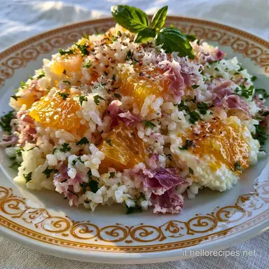 Insalata Di Riso Melone per 4 Persone Scheda ricetta