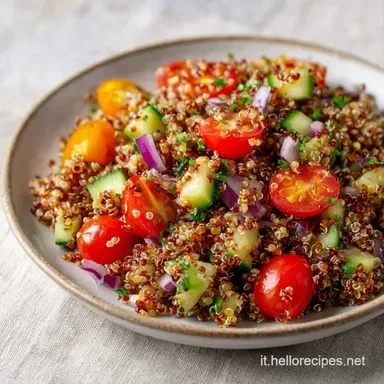 Insalata Estiva Con Quinoa per 4 Persone Scheda ricetta