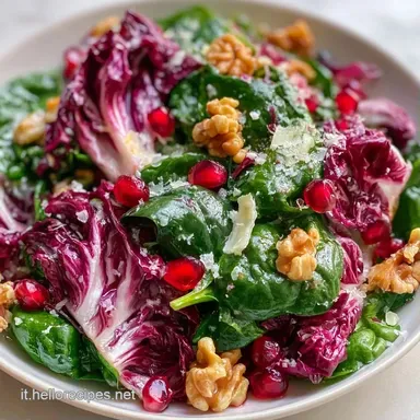 Insalata Invernale con Melagrana per 4 Scheda ricetta