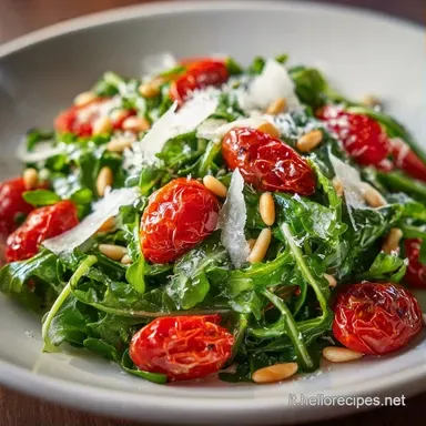 Insalata Rucola e Pomodorini in 17 Minuti Scheda ricetta