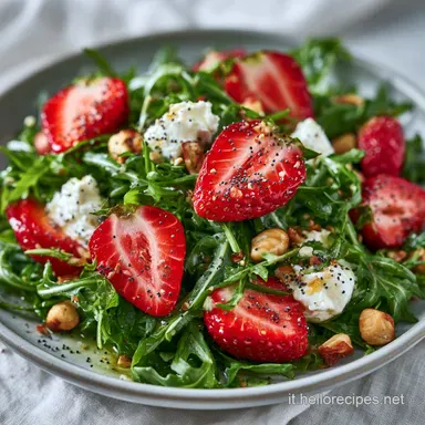 Insalate Sfiziose con Fragole e Caprino Scheda ricetta